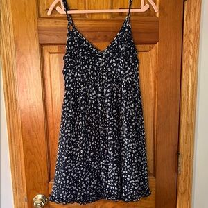 Altar'd State Navy and White Floral Dress